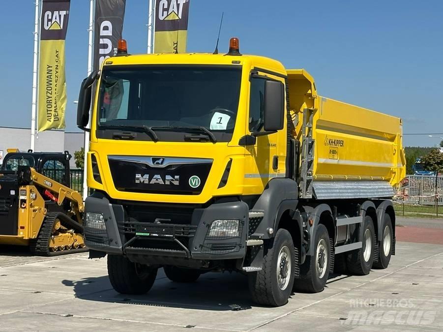 MAN TGS 41.460  8X8 شاحنات قلابة