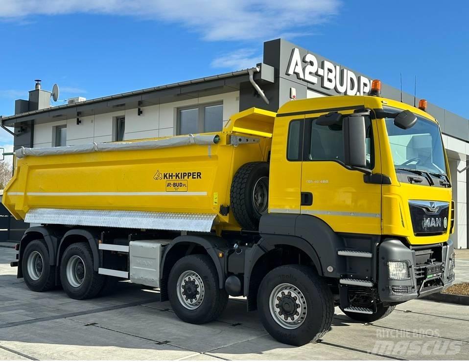MAN TGS 41.460  8X8 شاحنات قلابة