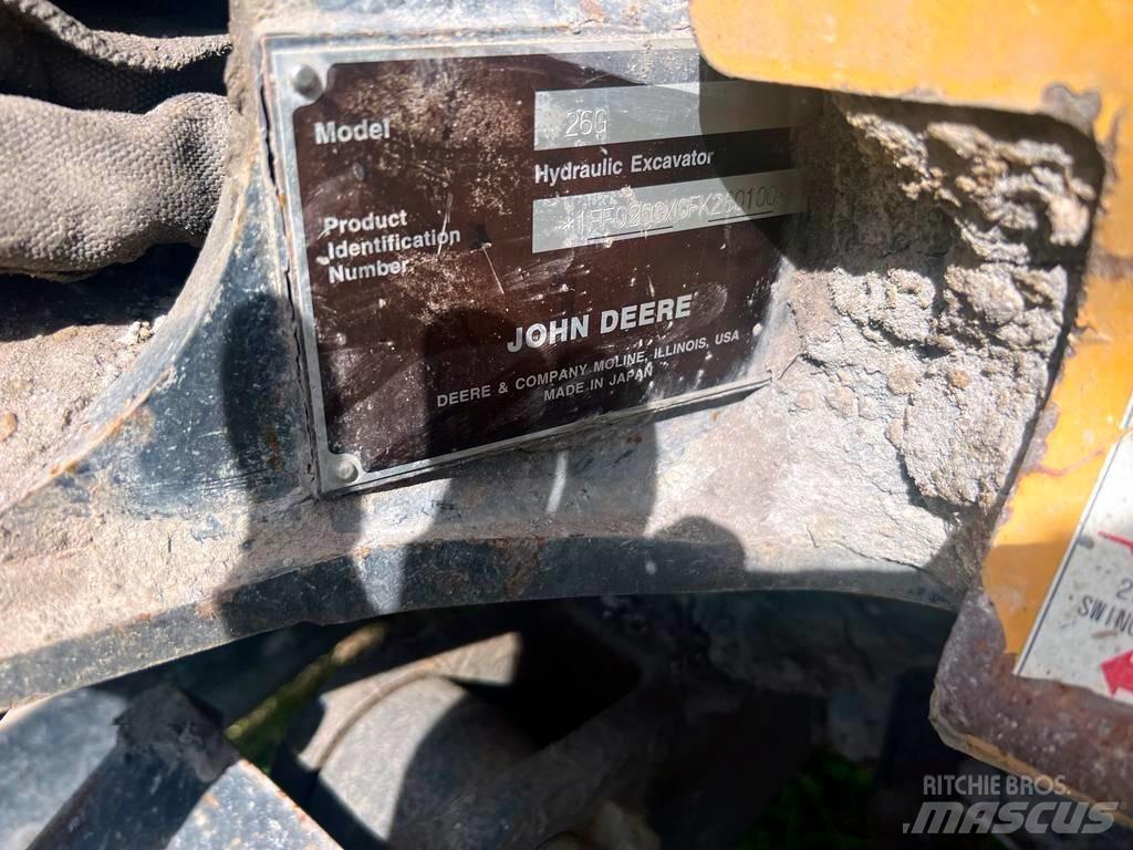 John Deere 26G حفارات صغيرة أقل من 7 طن (حفارات صغيرة)