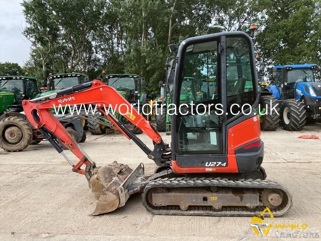 Kubota U 27-4 حفارات صغيرة أقل من 7 طن (حفارات صغيرة)