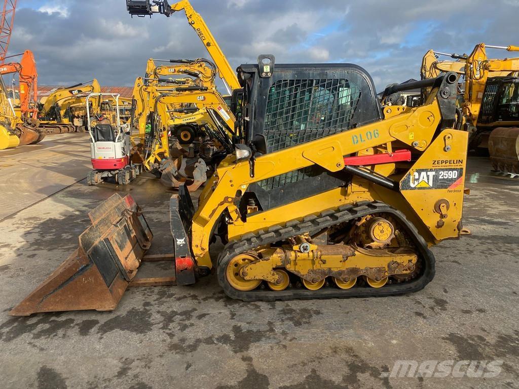 CAT 259D NVT لوادر انزلاقية التوجيه