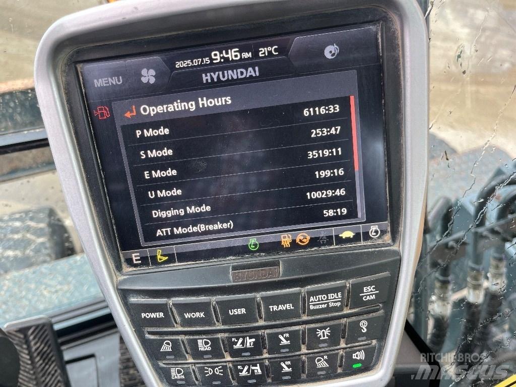 Hyundai HW140 حفارات بعجل