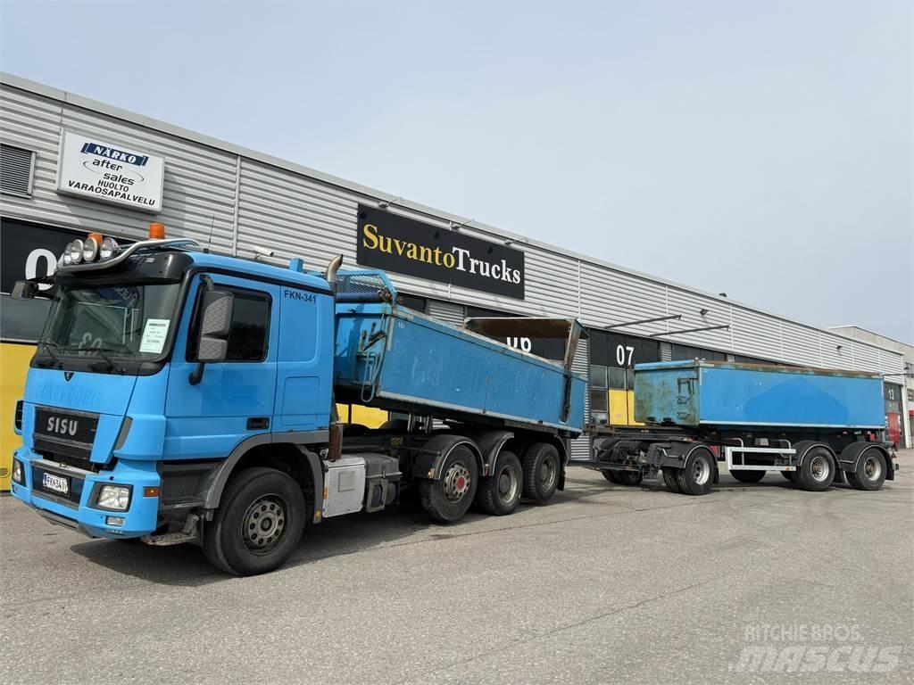 Sisu DK12M 8X4 شاحنات قلابة