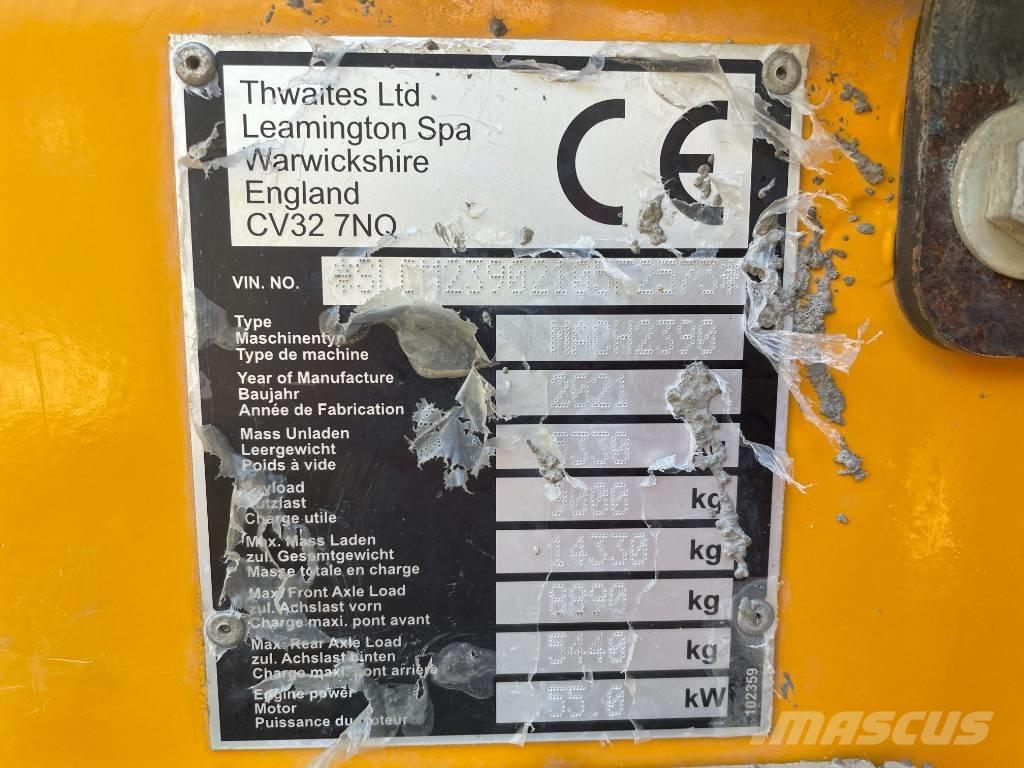 Thwaites MACH 2390 عربات نقل قلابة للمواقع