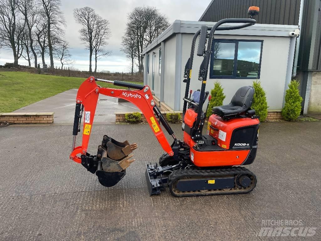 Kubota K008-5 حفارات صغيرة أقل من 7 طن (حفارات صغيرة)