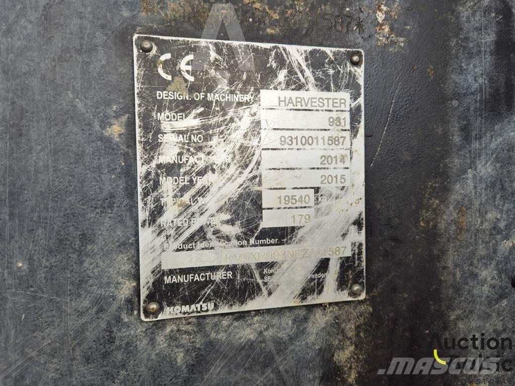 Komatsu 931.1 حصادات