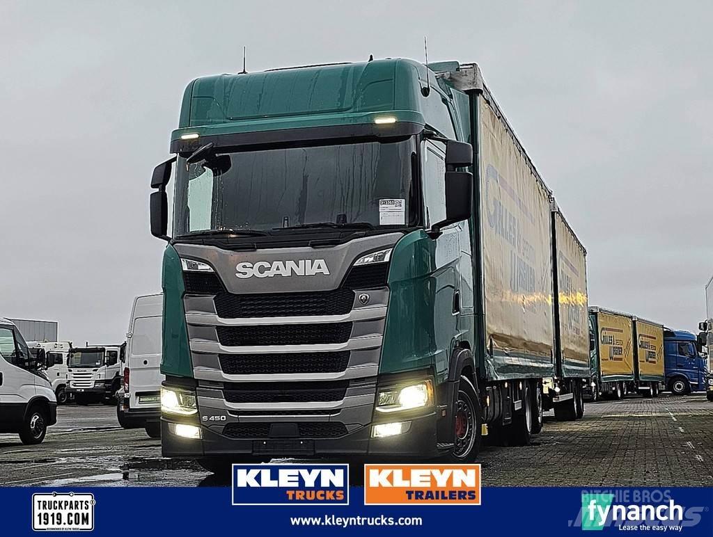 Scania S450 6x2*4 شاحنات بغطاء جانبي