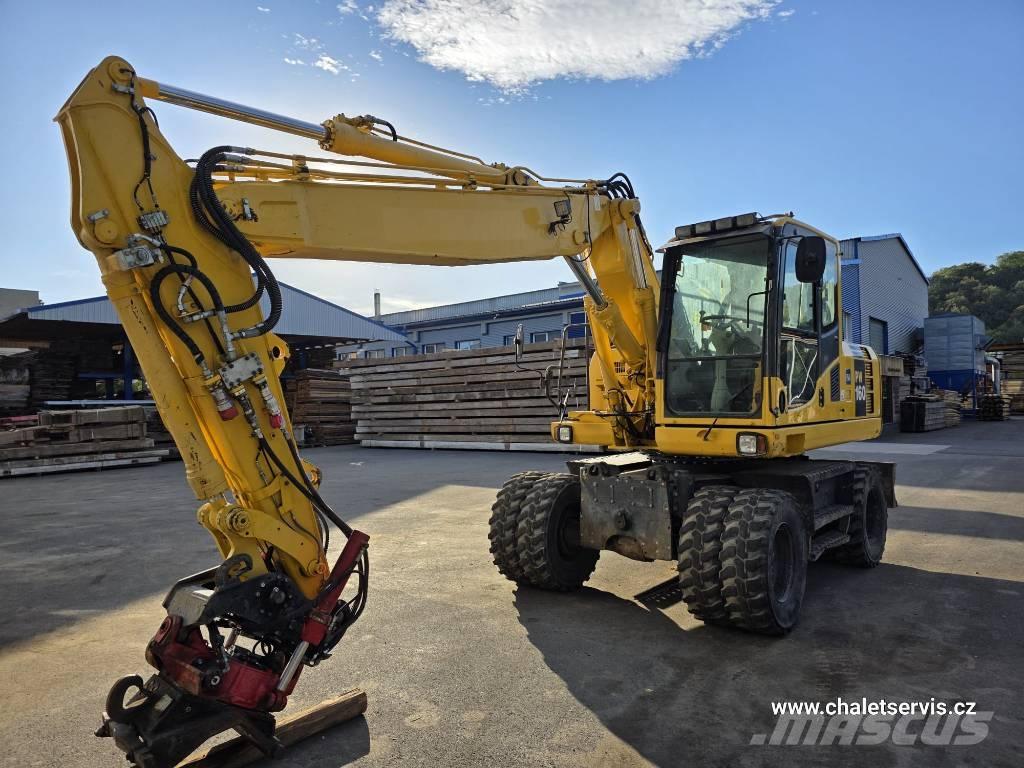 Komatsu PW 160 حفارات بعجل