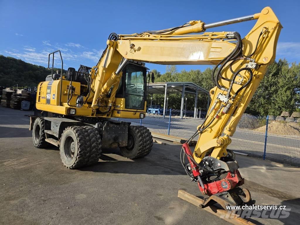 Komatsu PW 160 حفارات بعجل