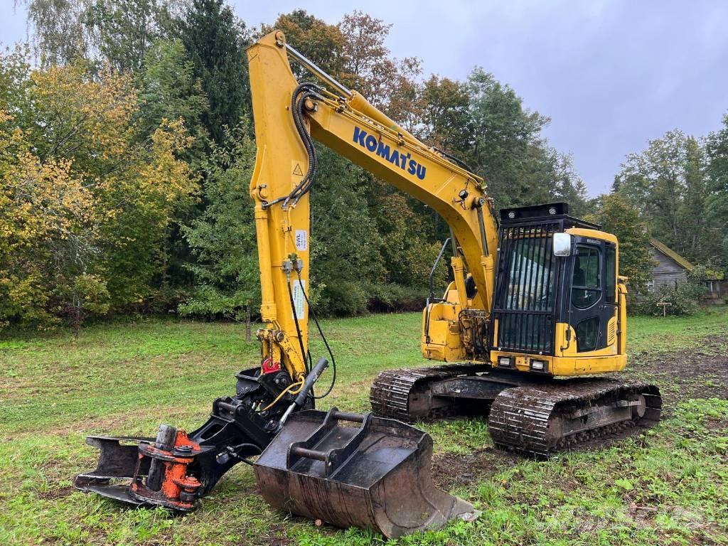 Komatsu PC138US-11 حفارات زحافة