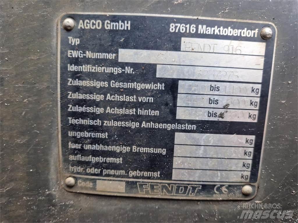 Fendt 916 Vario الجرارات