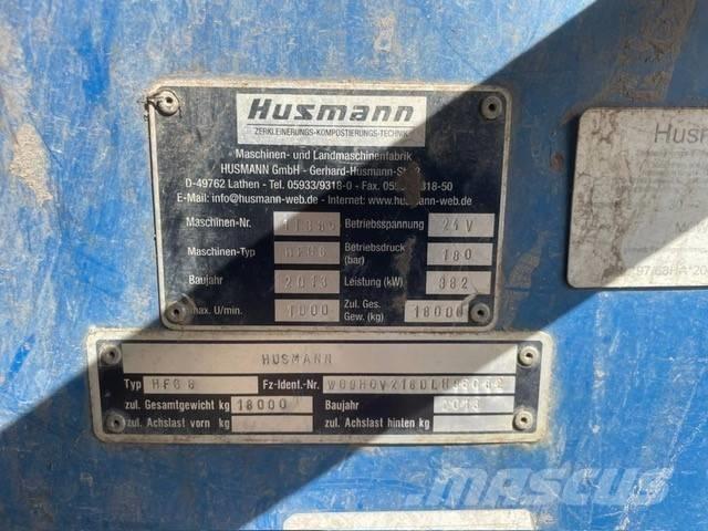Husmann HFG 6 آلات تمزيق المخلفات