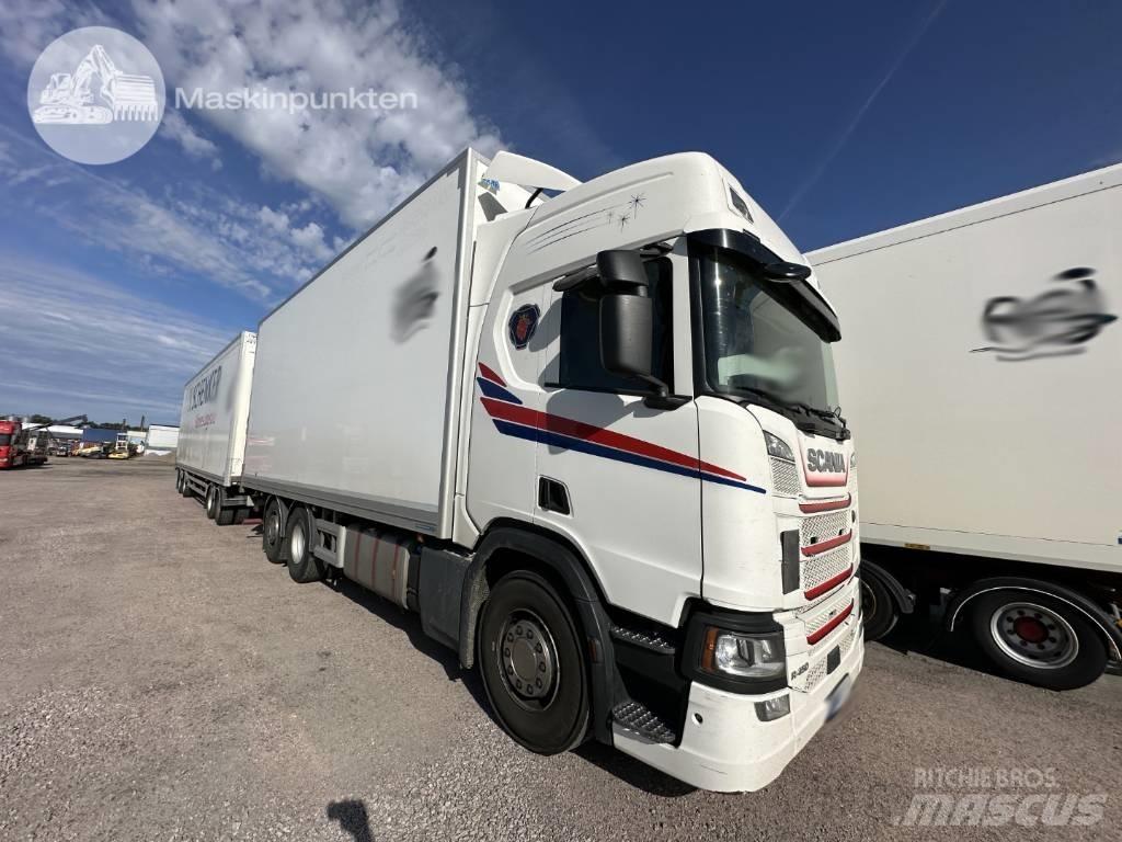 Scania R 450 شاحنات ذات هيكل صندوقي