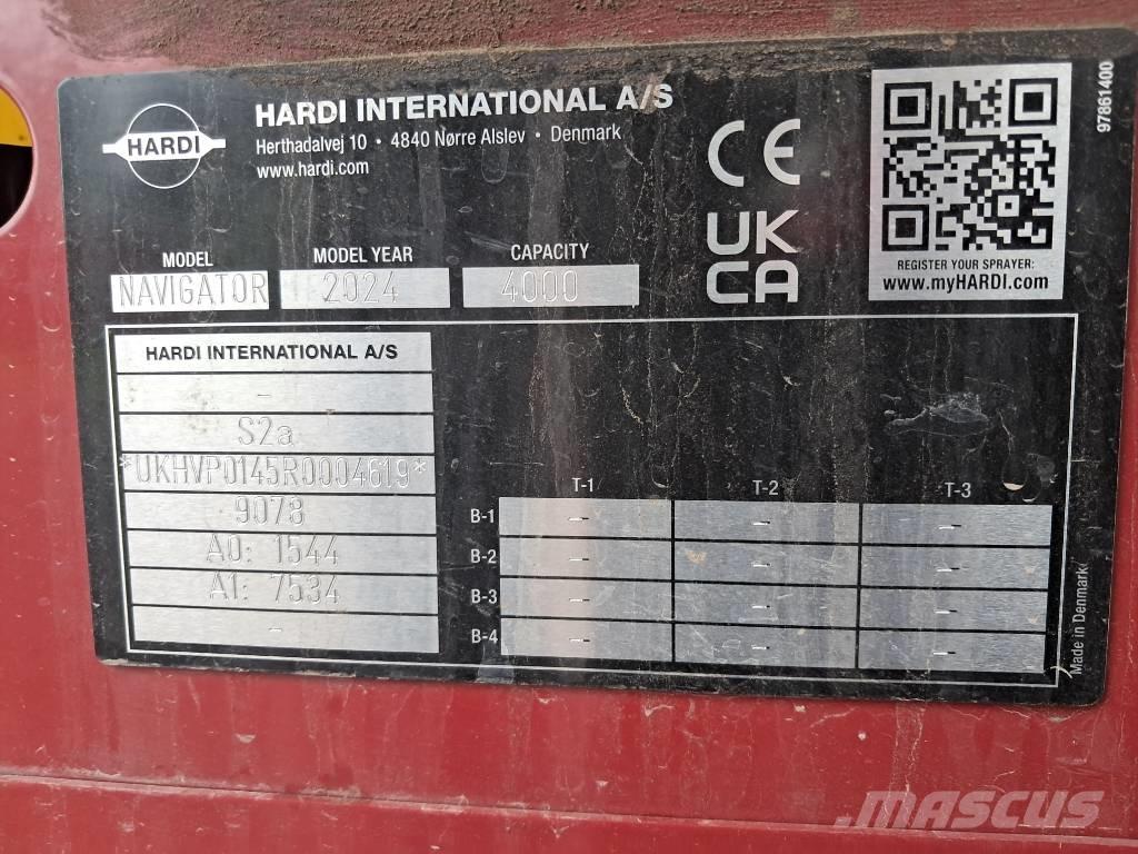 Hardi Navigator 40i الرشاشات