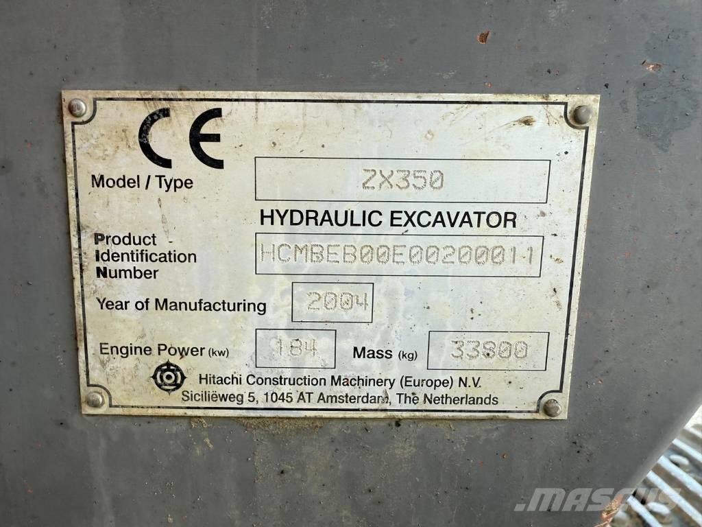 Hitachi ZX 350 حفارات زحافة