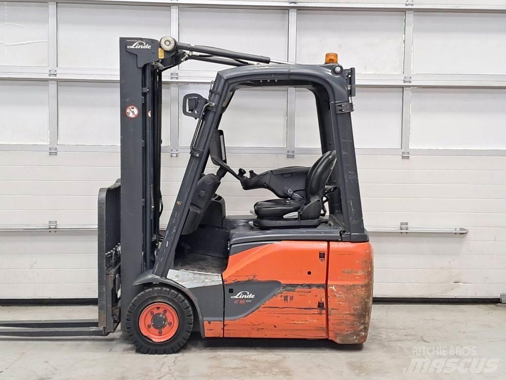 Linde E16C-02 شاحنات ذات رافعات شوكية تعمل بالكهرباء
