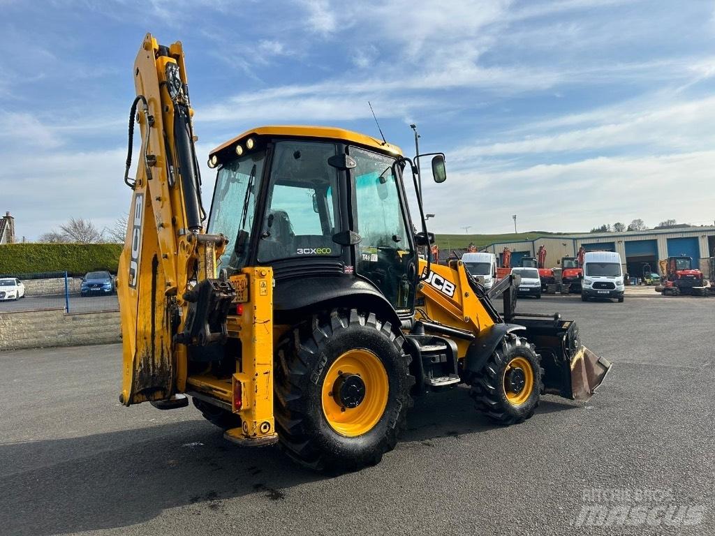 JCB 3CX Air Con لوادر ذات جرافات عكسية