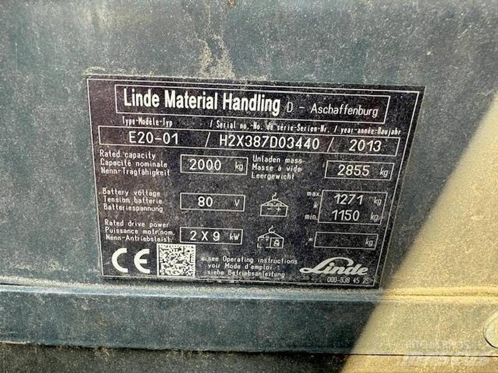Linde E20-01 شاحنات ذات رافعات شوكية - أخرى
