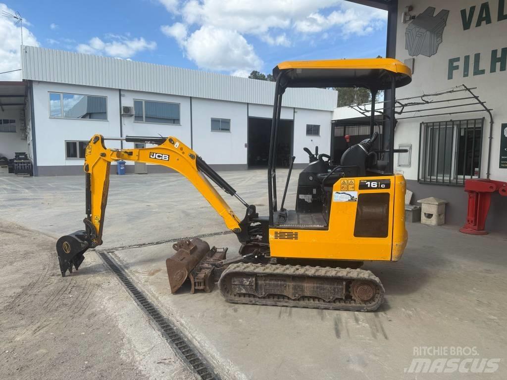 JCB 16C-1, 1700Kg حفارات صغيرة أقل من 7 طن (حفارات صغيرة)