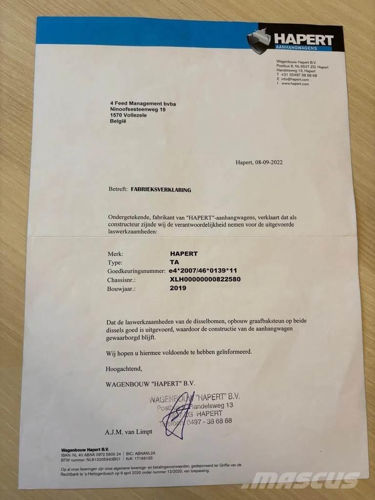 Hapert LF2 مقطورات مركبات نقل