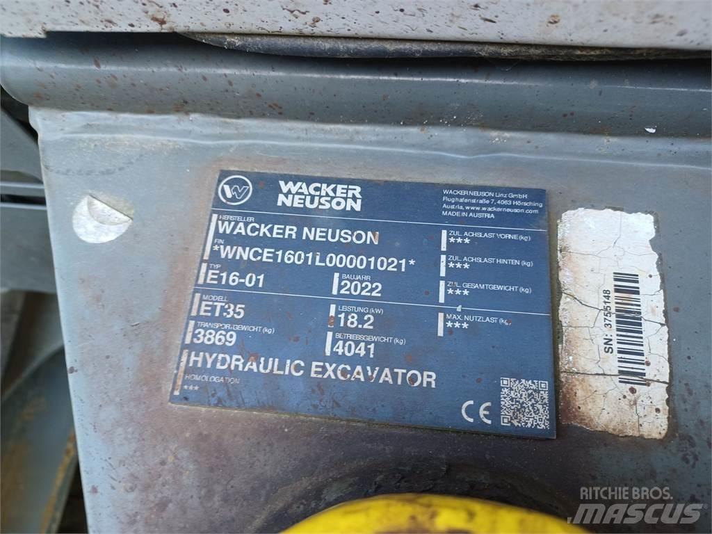 Wacker Neuson ET35 حفارات زحافة