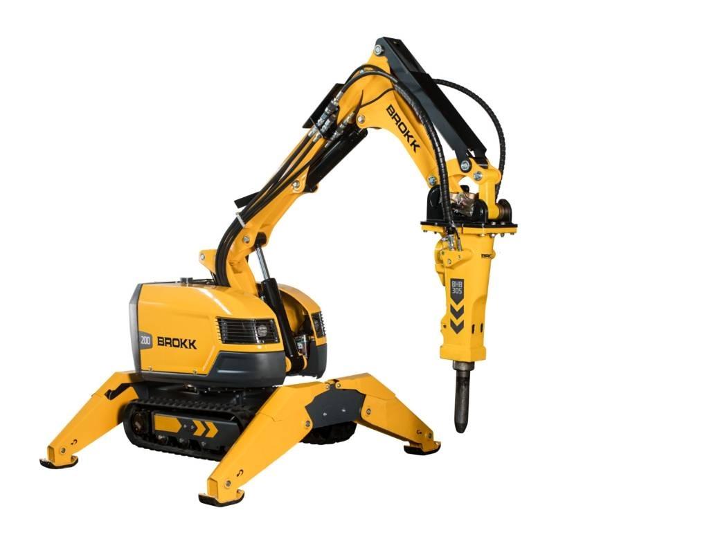 Brokk 200 حفارات هدم