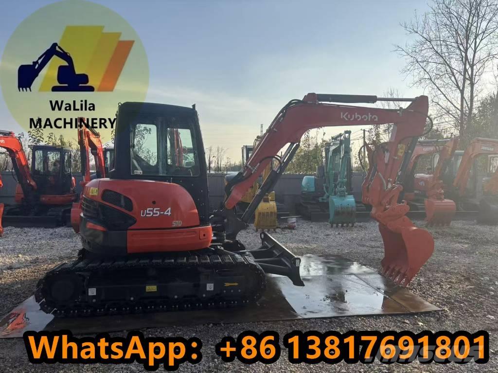 Kubota U 55-4 حفارات صغيرة أقل من 7 طن (حفارات صغيرة)