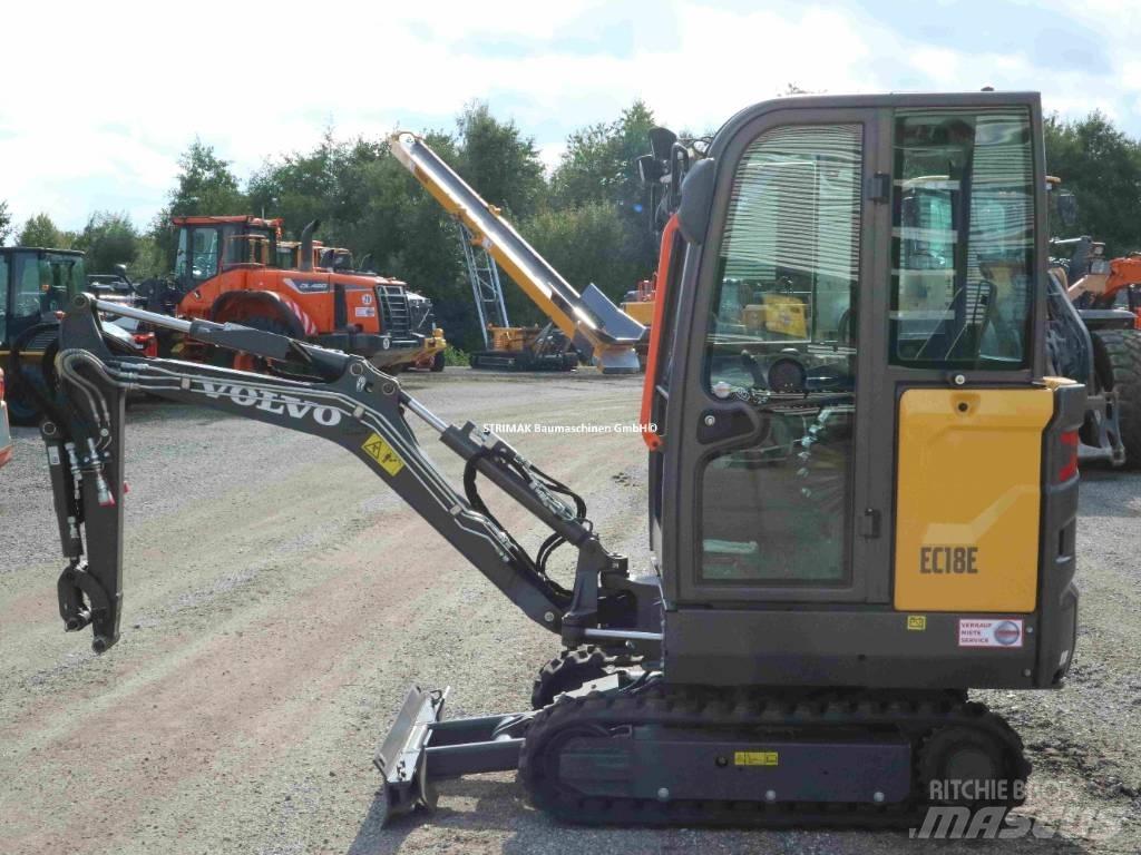 Volvo EC 18 E حفارات صغيرة أقل من 7 طن (حفارات صغيرة)