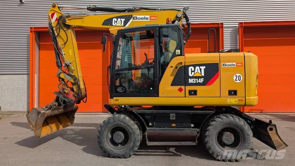 CAT M314F حفارات بعجل