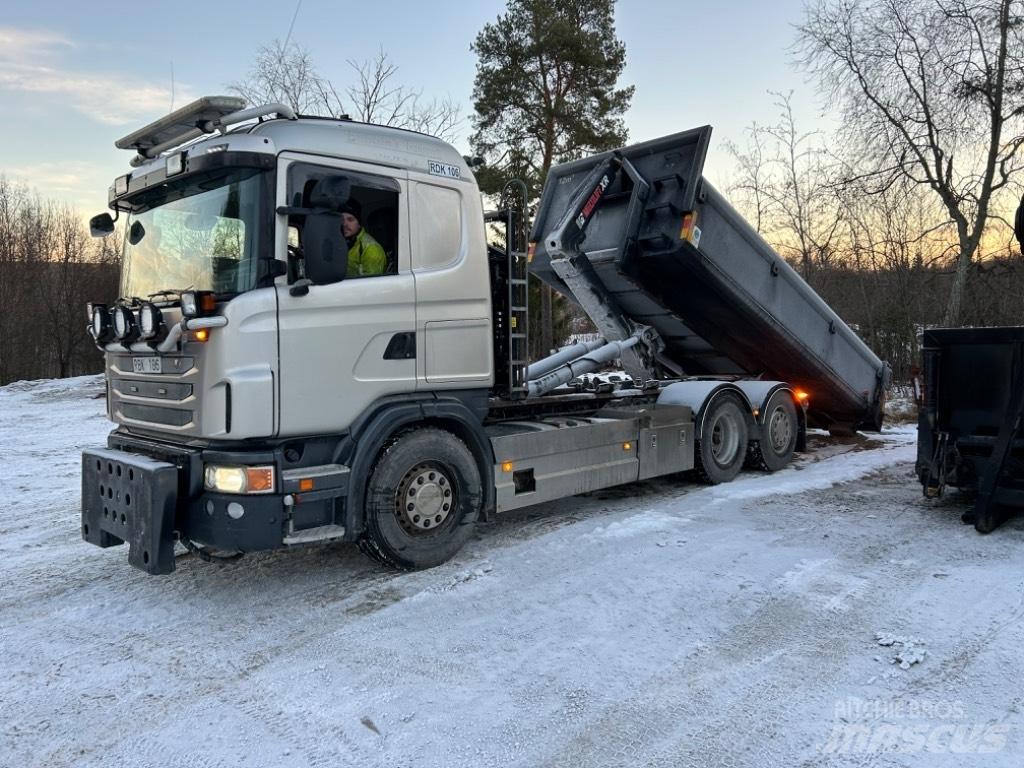 Scania G 480 شاحنات الرافعات الخطافية