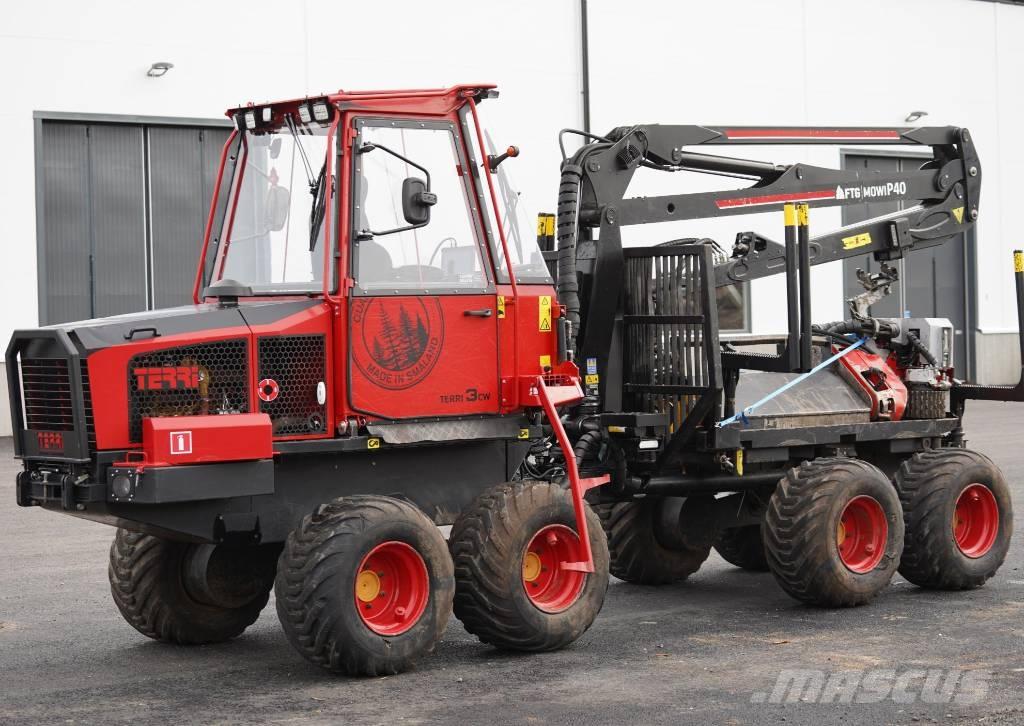 Terri 3 CV قاطعات وناقلات الأشجار