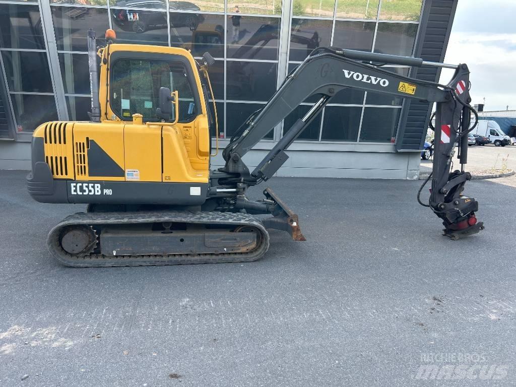 Volvo EC 55 B Pro حفارات صغيرة أقل من 7 طن (حفارات صغيرة)