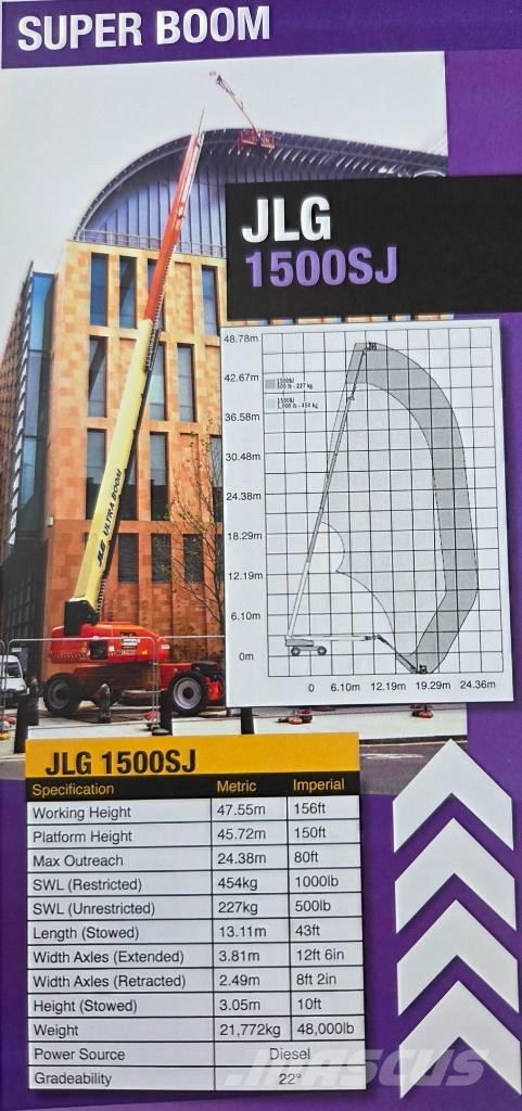 JLG 1500 SJ رافعات سلة تلسكوبية