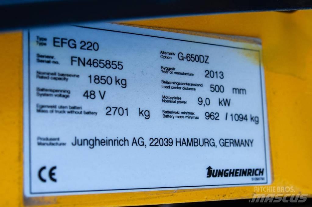 Jungheinrich EFG 220 شاحنات ذات رافعات شوكية تعمل بالكهرباء