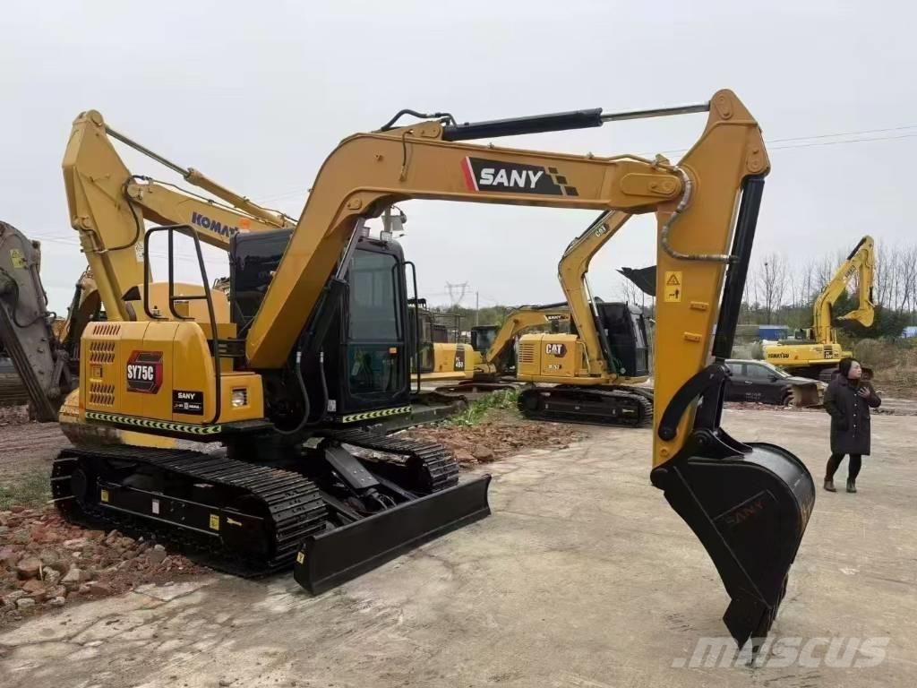 Sany SY75C حفارات وسط 7 طن - 12 طن