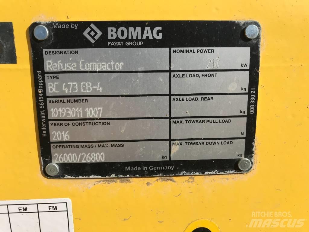 Bomag BC473EB-4 مداحل أحادية الأسطوانة