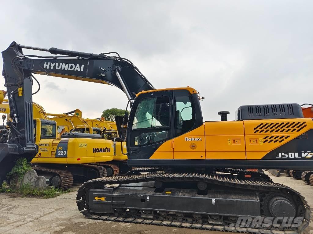 Hyundai R350LVS حفارات زحافة