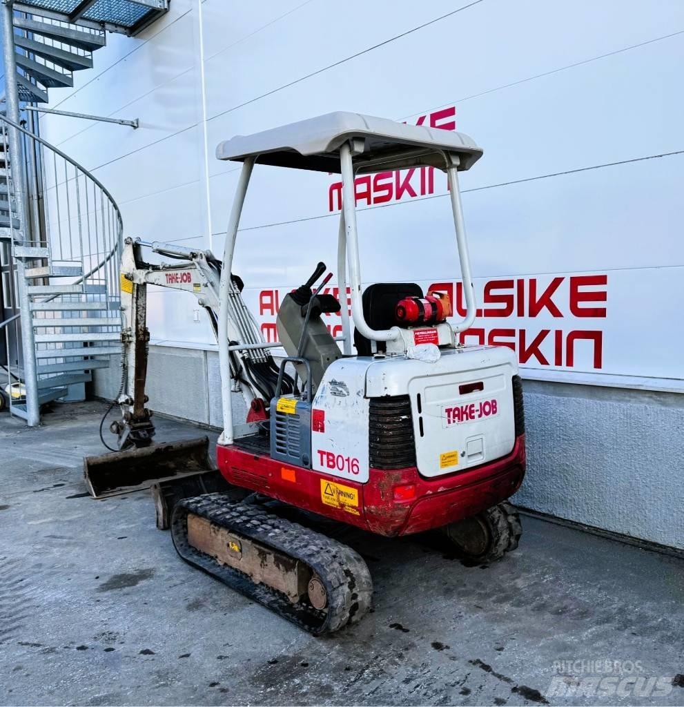 Takeuchi TB 016 حفارات صغيرة أقل من 7 طن (حفارات صغيرة)