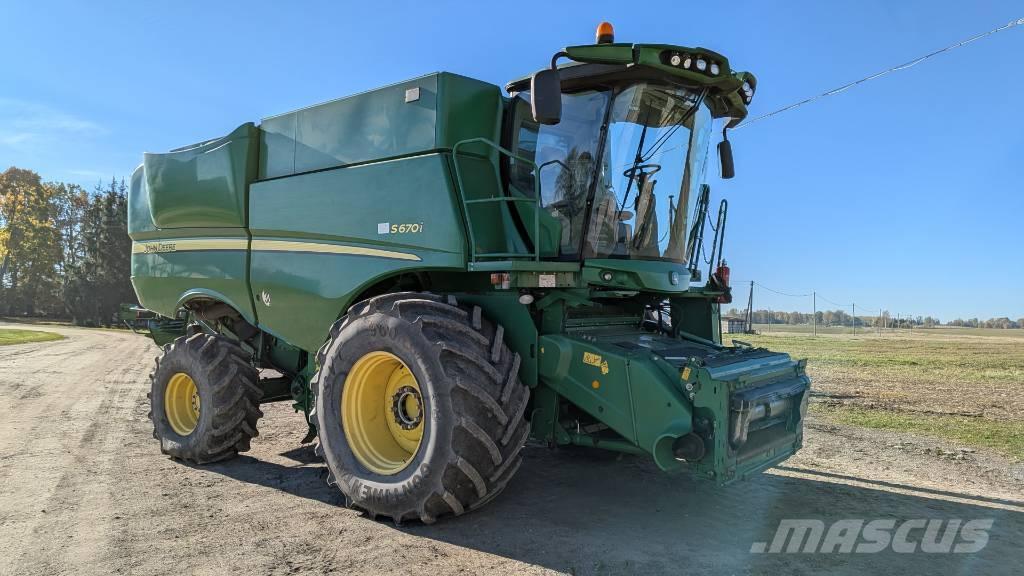 John Deere S 670 i حصادات