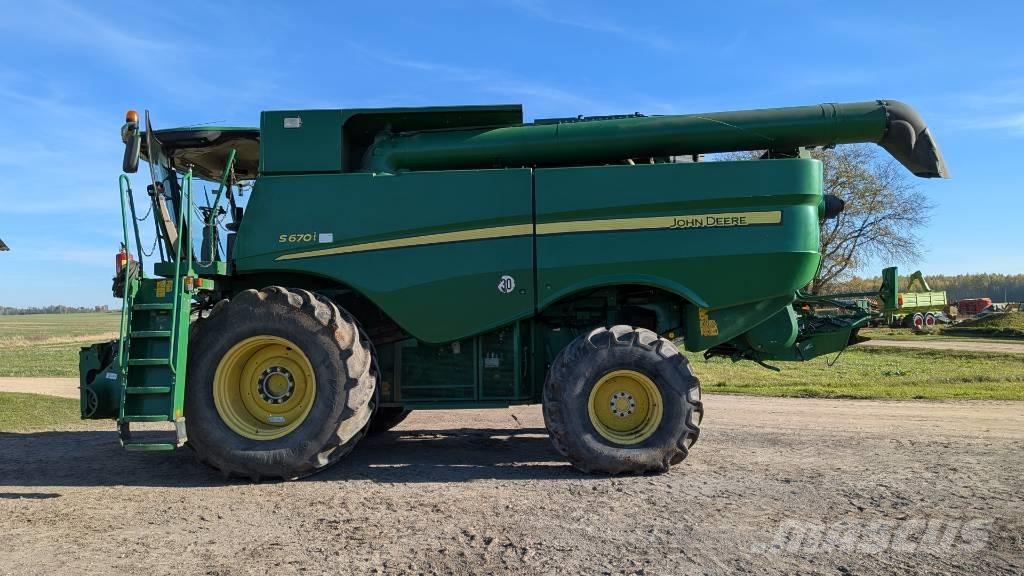 John Deere S 670 i حصادات