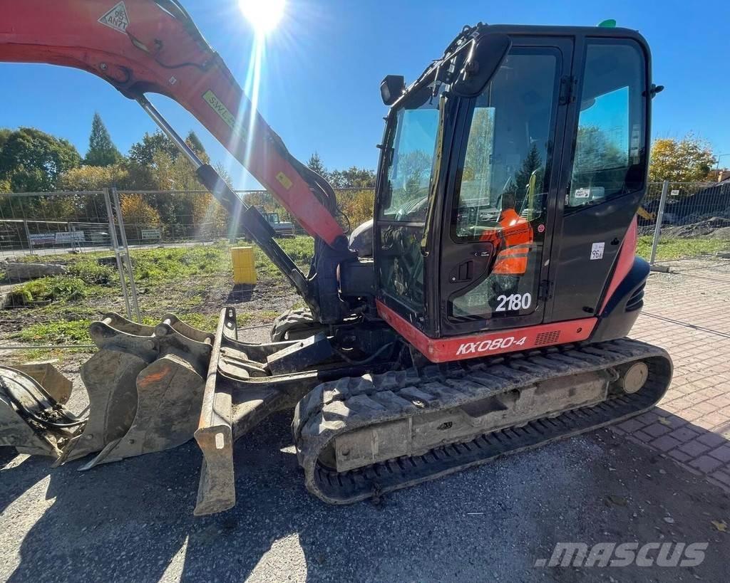 Kubota KX-080-4 حفارات صغيرة أقل من 7 طن (حفارات صغيرة)
