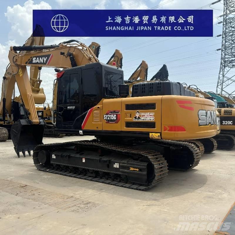 Sany SY 215 حفارات زحافة