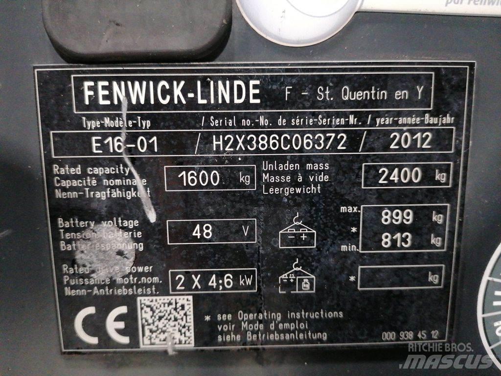 Linde E16 شاحنات ذات رافعات شوكية تعمل بالكهرباء