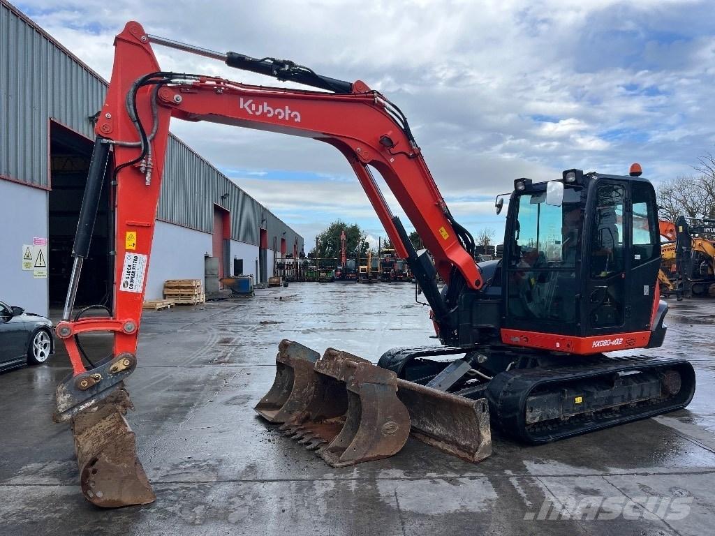 Kubota KX 080-4 حفارات وسط 7 طن - 12 طن