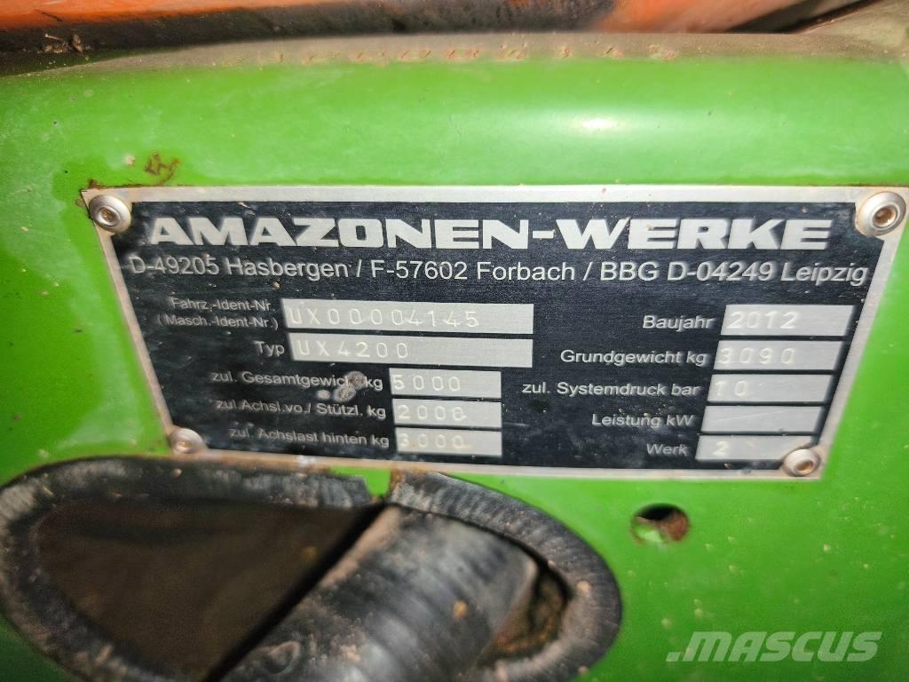 Amazone UX 4200 الرشاشات