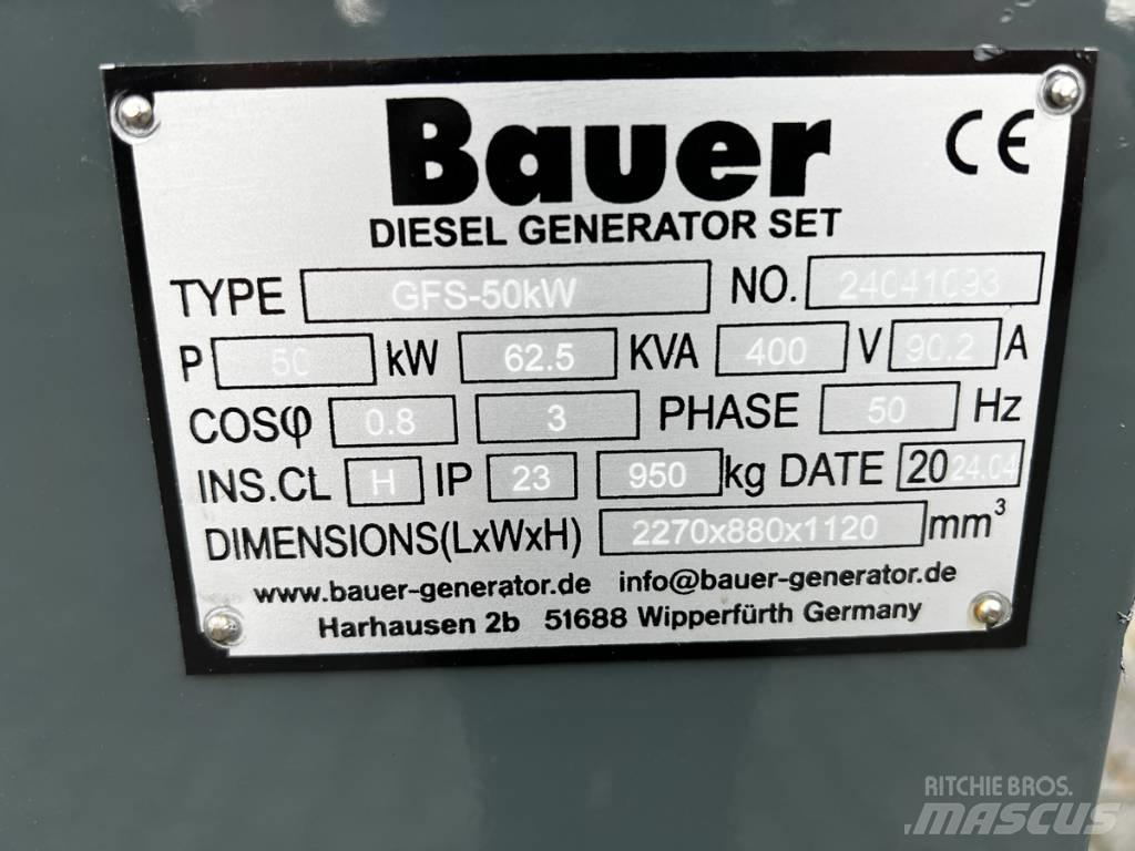 Bauer 69 KVA مولدات ديزل