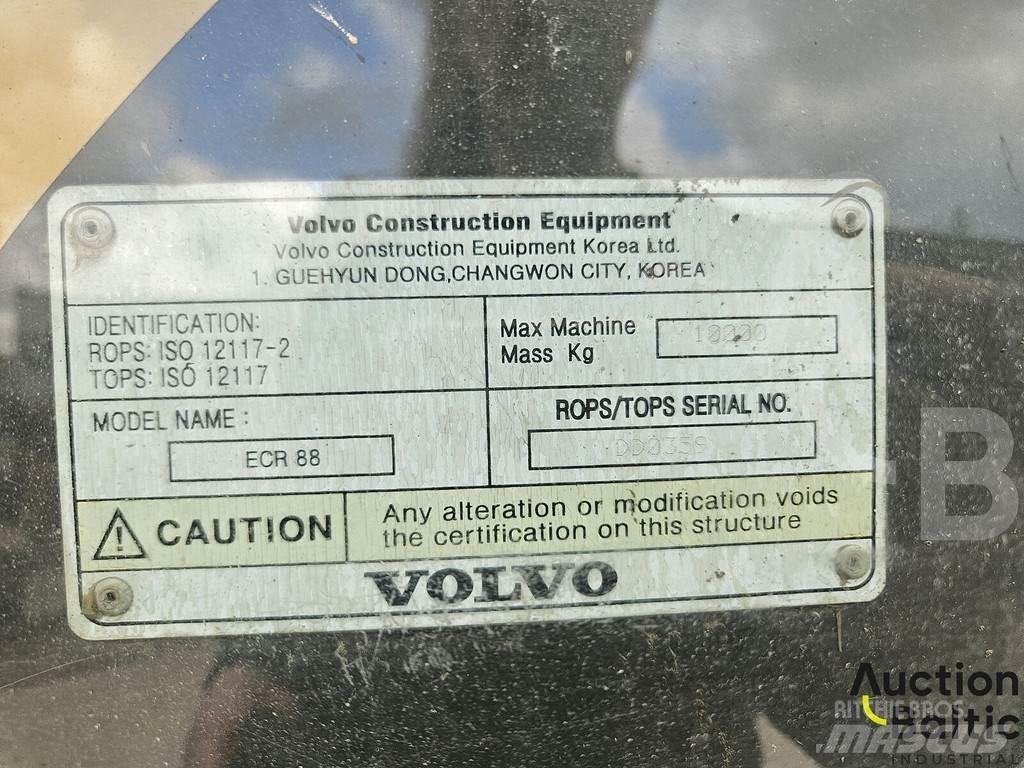 Volvo ECR 88 حفارات وسط 7 طن - 12 طن