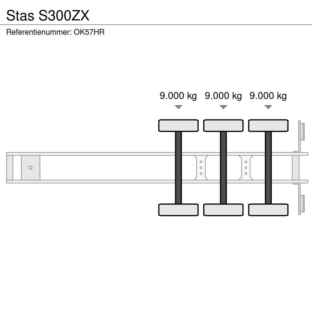 Stas S300ZX أنصاف المقطورات ذات سطح متحرك