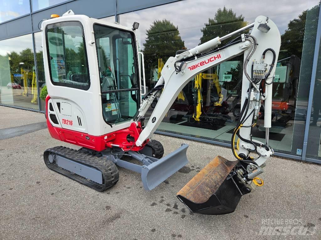 Takeuchi TB 216 حفارات صغيرة أقل من 7 طن (حفارات صغيرة)