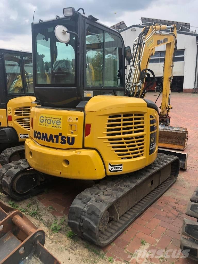 Komatsu PC55MR- 5MO حفارات صغيرة أقل من 7 طن (حفارات صغيرة)